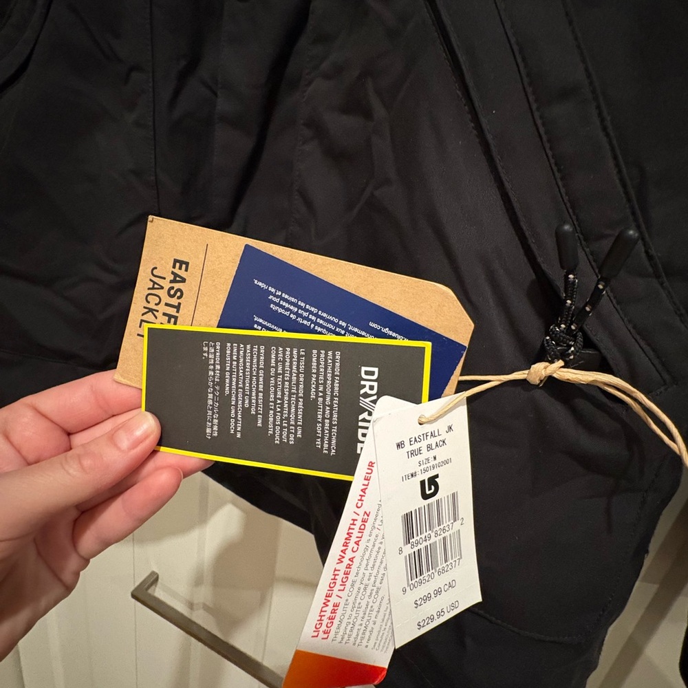 NWT Burton Eastfall Women's Black Insulated Ski Snowboard Parka - Picture 7 of 12